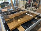 Maple Pub Table and Benches | Dining Table in Tables by Great Lakes Custom Furniture. Item composed of maple wood & metal compatible with coastal and rustic style