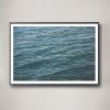 "Deep," Ocean photograph in cool blue tones | Photography by Daylight Dreams Editions. Item composed of cotton & paper compatible with minimalism and contemporary style