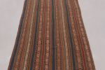 Vintage Persian Kilim Runner, Intricate Geometric Stripes | Area Rug in Rugs by Rug and Kilim