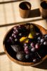 Hand-carved Large Walnut Wood Bowl | Dinnerware by Creating Comfort Lab. Item composed of wood