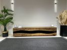 Wooden Custom Sideboard - Live Edge Sideboard & TV UNIT | Storage by Tinella Collection. Item composed of wood in minimalism or contemporary style