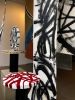 Zebra Mane | Wall Hangings by JAN ERIKA DESIGN | Deirdre Dyson Carpets Ltd in London