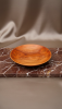 Pear Wood Bowl with Blue Resin | Handcrafted Luxury Art | Decorative Bowl in Decorative Objects by Holzkunst Samuel Meisinger. Item composed of wood and synthetic