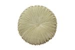 Velvet Round Cushion - Pistachio Green | Pillow in Pillows by Casa Amarosa. Item made of cotton