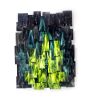 "Forest" Glass and Metal Wall Art Sculpture | Wall Sculpture in Wall Hangings by Karo Studios. Item made of metal with glass