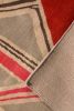 Rug & Kilim’s Mid-Century Modern Rug Geometric Gray Red Wool | Area Rug in Rugs by Rug and Kilim