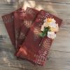 Organic Cotton Napkins | Flower - Set of 4 | Linens & Bedding by ichcha. Item made of cotton works with boho & modern style