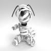 Ribbon Dog | Sculptures by Otto Schade. Item composed of synthetic