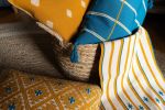 Zuma Handwoven Cushion Cover (YELLOW) | Pillows by Routes Interiors. Item made of cotton compatible with boho and eclectic & maximalism style