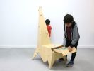 Giraffe Chair: animal high backrest chair | Accent Chair in Chairs by Makingworks. Item composed of wood