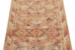 Distressed Tribal runner in Orange, Red & Blue pattern | Area Rug in Rugs by Rug and Kilim
