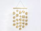 Sediment Wall Hanging in Polished Brass | Sculptures by Circle & Line