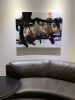Acrylic paintings Entre les lignes and Between Us | Oil And Acrylic Painting in Paintings by Johanne Brouillette. Item made of canvas with synthetic