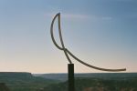 Smile of a Passing Breeze | Public Sculptures by Dave Caudill. Item composed of steel