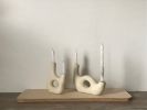 candela | Candle Holder in Decorative Objects by Mara Lookabaugh Ceramics. Item composed of stoneware