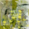 "Green Pollen" Original Painting | Oil And Acrylic Painting in Paintings by Jessalin Beutler. Item composed of canvas and synthetic