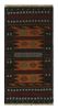 Vintage Afghan Kilim with Polychromatic Geometric Patterns | Area Rug in Rugs by Rug and Kilim. Item composed of wool