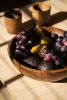 Hand-carved Large Walnut Wood Bowl | Dinnerware by Creating Comfort Lab. Item composed of wood