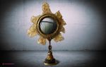 URSULA | Mirror in Decorative Objects by Michel Haillard. Item made of wood with bronze