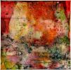 St. Croix 4 - Coral | Mixed Media by Virginia Bradley Art. Item composed of synthetic