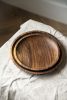 Hand Carved Walnut Wood Plate | Dinnerware by Creating Comfort Lab