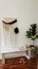 Obsidian + Oak | Tapestry in Wall Hangings by indie boho studio. Item composed of wood & cotton compatible with boho and minimalism style