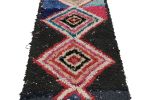 Vintage Azilal Moroccan Boucherouite Rug with Polychromatic | Area Rug in Rugs by Rug and Kilim
