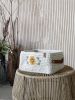 Sunflower basket with handles | SUNFLOWER signature collecti | Storage Basket in Storage by Anzy Home | MG Studios / RR by MG Studios in Dnipro. Item made of cotton with leather works with minimalism & contemporary style