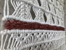 Scandinavian Modern Fiber Art Wall Hanging, Customizable | Macrame Wall Hanging in Wall Hangings by The Good Vibe Effect. Item composed of cotton and fiber in boho or minimalism style