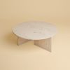 Travertine Coffee Table - ISHIKI by Lebanto | Tables by Lebanto. Item composed of marble in minimalism or contemporary style