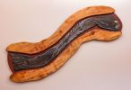 Seasons of the Sockeye | Engraving in Art & Wall Decor by Jeffrey H Dean | Central Peninsula Hospital in Soldotna. Item made of wood & steel