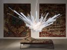 Boro Boro Chandelier | Chandeliers by Neal Aronowitz. Item composed of steel and glass in minimalism or contemporary style