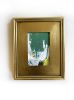 'Mint Harvest' Framed Mini Painting | Oil And Acrylic Painting in Paintings by Jessalin Beutler. Item composed of wood and canvas in country & farmhouse or transitional style