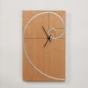 Fibonacci Spiral Clock | Decorative Objects by Carol Jackson Furniture. Item made of wood