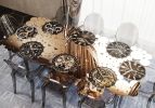 NINFEA Table | Dining Table in Tables by Mavimatt. Item made of aluminum with synthetic