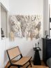 Large Textile Wall Sculpture — ESSENCE (Neutral Form) | Tapestry in Wall Hangings by Anna Baranova Art. Item made of cotton with fiber works with contemporary & country & farmhouse style