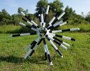 FREE URCHIN | Sculptures by Perci Chester | Perci Chester Fine Artist in Minneapolis. Item made of steel with synthetic