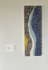 Wave: Folded Recycled Paper Art | Mixed Media by Trish Sierer Studio. Item composed of birch wood and paper in contemporary or japandi style
