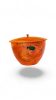 Sculptural Apple Wood Vessel with Green Resin | Decorative Bowl in Decorative Objects by Holzkunst Samuel Meisinger. Item made of wood works with contemporary & art deco style