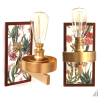 Biophilia Fix | Sconces by Habitat Improver - Furniture Restyle and Applied Arts. Item made of wood with metal works with eclectic & maximalism & art deco style