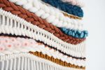 Custom Macraweave Wall Hanging - "Neon Hills" | Macrame Wall Hanging in Wall Hangings by Loop Macrame Studio by Savanna Barker. Item made of wood with cotton works with boho & mid century modern style