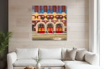 Firehouse - Vibrant Giclée Print | Prints in Paintings by Michelle Keib Art. Item composed of paper