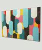 Traffic Pink Landscape XXL | Oil And Acrylic Painting in Paintings by Ronald Hunter | Roxier Art Gallery in Rotterdam. Item composed of canvas & synthetic