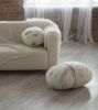 White Stone | Benches & Ottomans by KATSU | Katsu Studio in Saint Petersburg. Item made of cotton works with scandinavian style