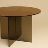 Bronzed Glass Dining Table - SADO by Lebanto | Tables by Lebanto. Item made of glass works with minimalism & contemporary style