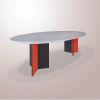 REDMAYNE Dining table | Tables by Ivar London | Custom. Item made of walnut with marble works with contemporary & eclectic & maximalism style
