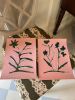 Dusty Pink Botanical II | Oil And Acrylic Painting in Paintings by Erin Donahue Tice Fine Art. Item made of paper & synthetic