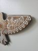 Eagle wood wall art, western southwest decor | Wall Sculpture in Wall Hangings by Studio Wildflower | Utah in Salt Lake City. Item made of wood works with boho & eclectic & maximalism style