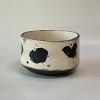 Hand Painted Black Clay Bowl | Dinnerware by cursive m ceramics. Item made of ceramic