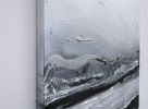 Silver Wave | Oil And Acrylic Painting in Paintings by Nichole McDaniel